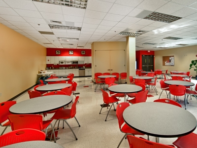 Break Room with Tables in LensAR