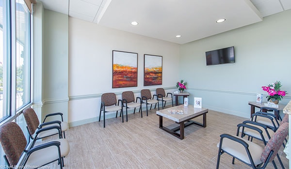 Waiting Room Inside Sage Dental Oviedo