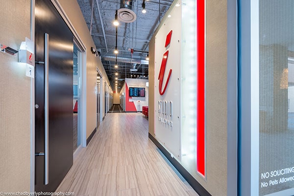 i-Studio Salon Hallway View from Front Entrance