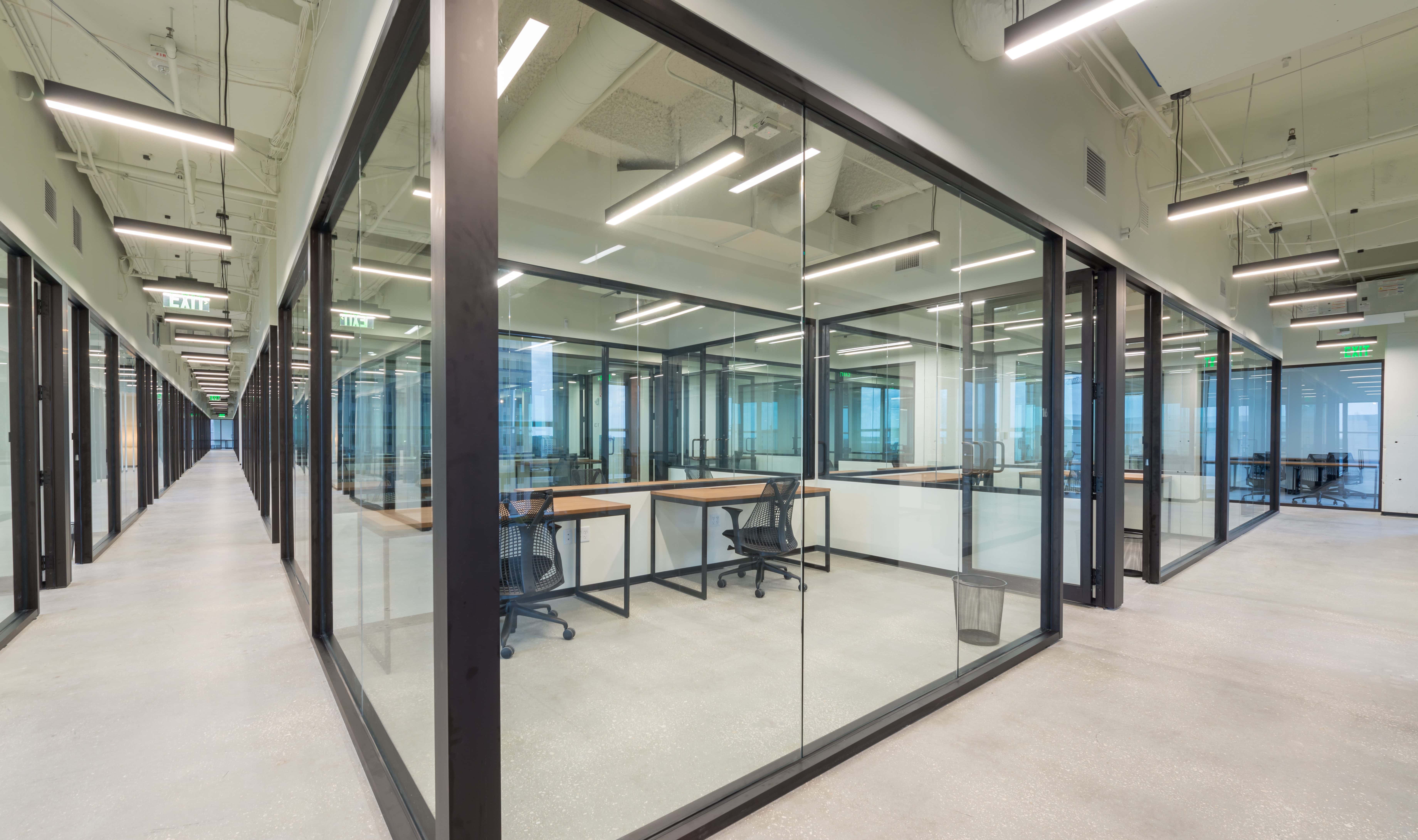 Industrious Interior Glass Walls
